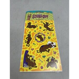 Cartoon Network Sandylion Scooby Doo Stickers 2 HannaBarbera Sheets Vintage 1998